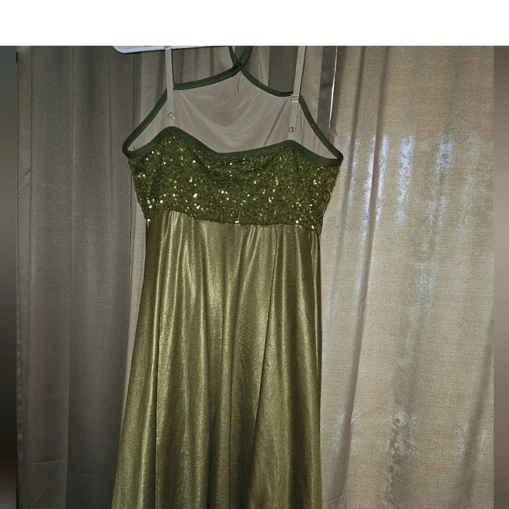 Contemporary Dance Costume, Large Adult, Green, A Wish Come True